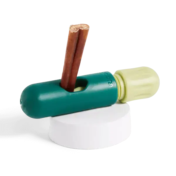 BullySafe Dog Chew Holder - Anti-Choke Bully Stick Safety Device for Aggressive Chewers