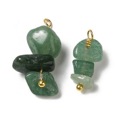 Natural Green Aventurine Pendants