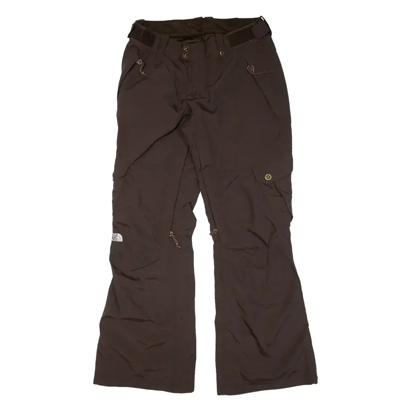 THE NORTH FACE HyVent Cargo Womens Trousers Brown Relaxed Bootcut Nylon W30 L29