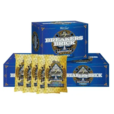 2024 Wild Card 5 Card Draw Football Stacked Deck Gold Promo Trading Cards