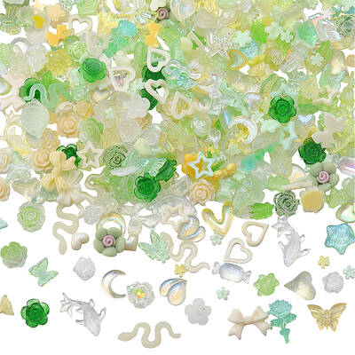 6 Bags 2 Colors Resin Cabochons