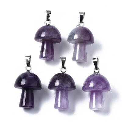 Natural Amethyst Pendants