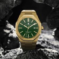 SAPPHERO Mens Watches Octagonal Stainless Steel 30M Waterproof Analog Quartz Wrist Watch Luminous Date Luxury Watches for Men...