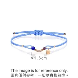 'Cosmos' 18K Rose Gold Lapis Lazuli Bracelet
