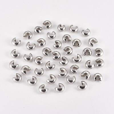 Brass Crimp Beads Covers