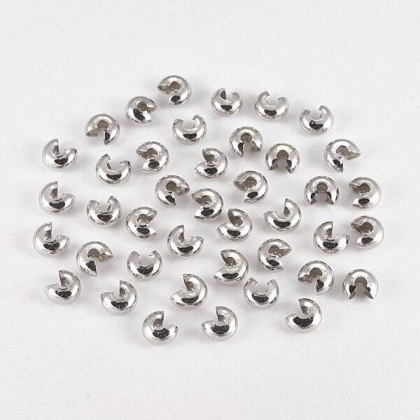 Brass Crimp Beads Covers