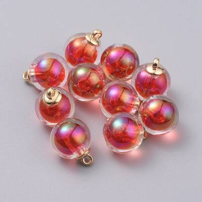 AB Color Transparent Acrylic Pendants