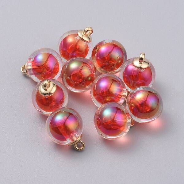 AB Color Transparent Acrylic Pendants