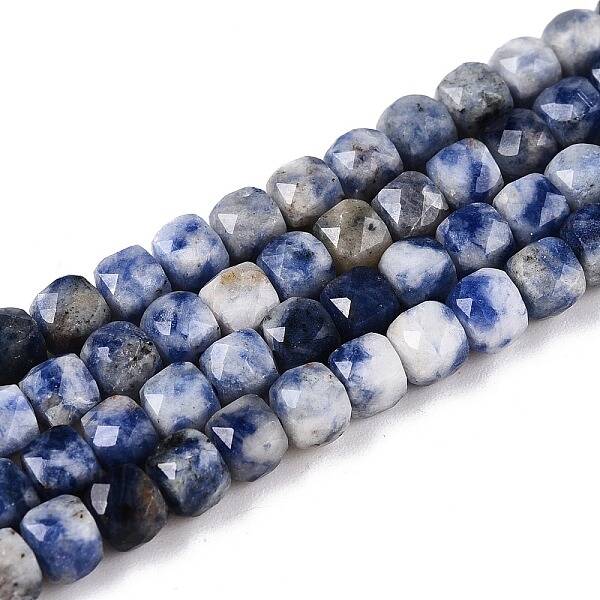 Natural Blue Spot Jasper Beads Strands