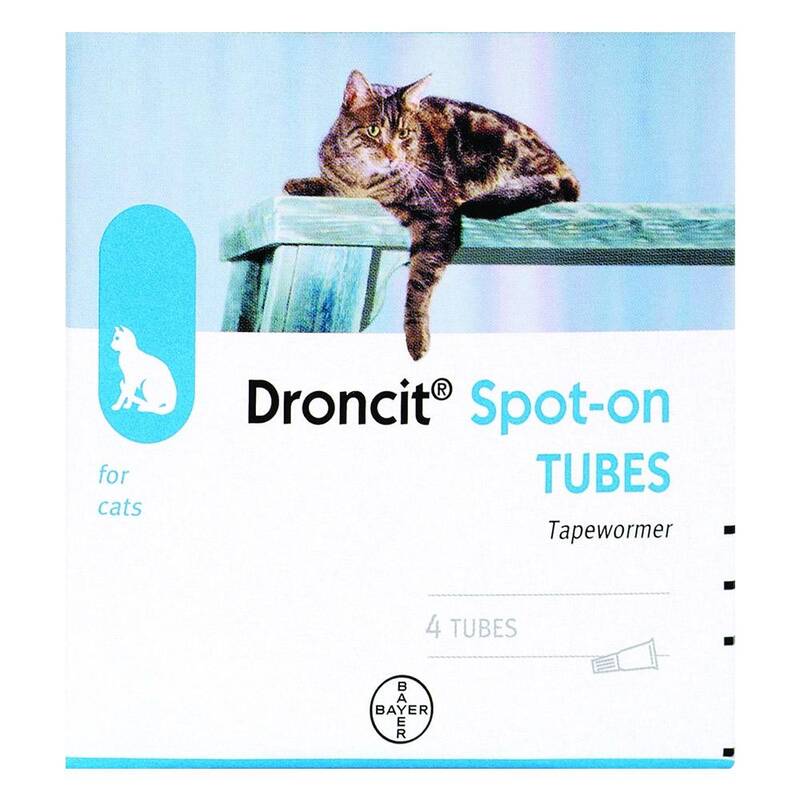 Droncit Spot-On For Cats 4 Doses