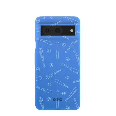 Electric Blue Ball and Bat Google Pixel 8 Case