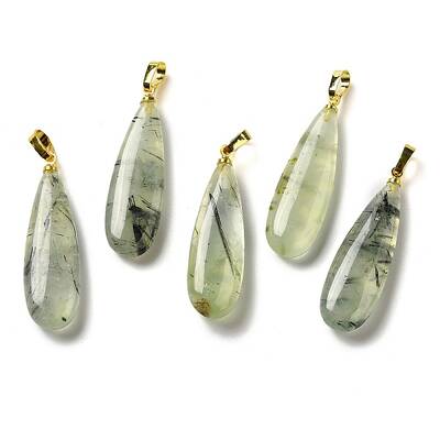 Natural Prehnite Pendants