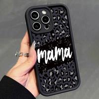Leopard-pattern Phone Case with Letter Pattern, Anti-drop Cellphone Protective Case, Total Protective Shockproof Mobile Phone...