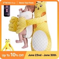 Baby Sleeping Patting Soother Pillow Palm, Baby Soother, Patting Toy, Animals-Shaped Sleeping Aid, Soft Stuffed Doll , Animal...