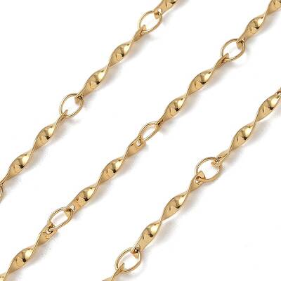 304 Stainless Steel Twist Bar Link Chains