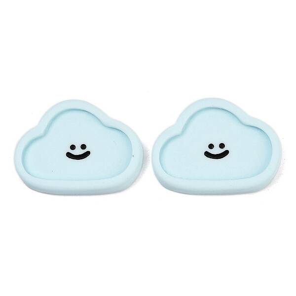 Smiley Face Resin Cabochons