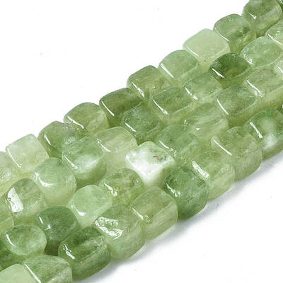 Dyed Natural White Jade Beads Strands