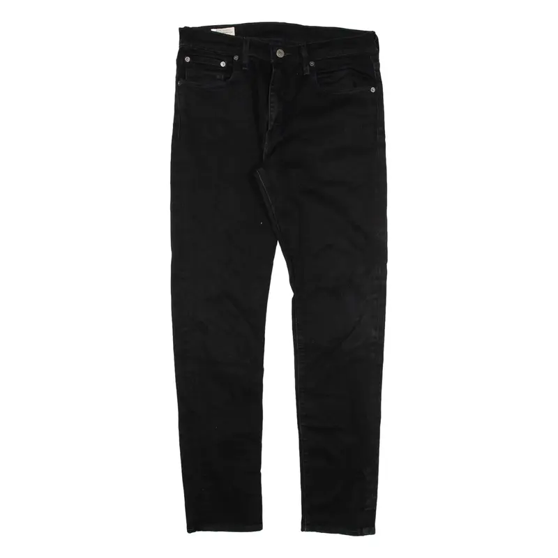 LEVI'S 512 BIG E Jeans Mens Black Slim Tapered W32 L32
