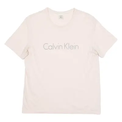 CALVIN KLEIN Sleepwear Womens T-Shirt Pink Crew Neck M