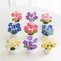 Cute Flower Design Crochet Plant (1 Count), Handmade Crochet Flower, Decorative Flower for Home Party Wedding, Artificial Flo...