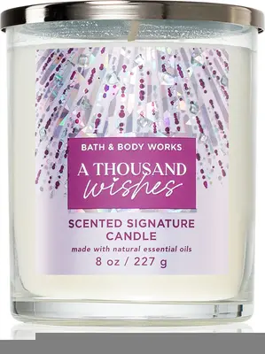 Bath & Body Works A Thousand Wishes scented candle 227 g