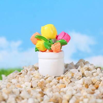 Resin Flower Pot Model