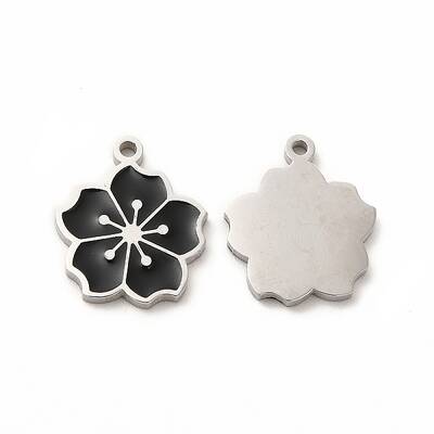 304 Stainless Steel Enamel Charms
