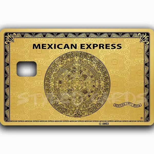 mexican express debit card stickers