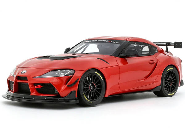 2023 Toyota Supra GT4 100 Edition Plasma Orange Metallic Limited Edition to 999 pieces Worldwide 1/18 Model Car by Otto Mobil...