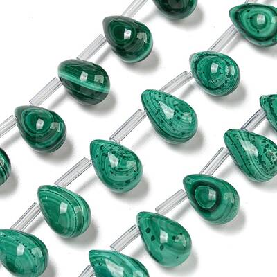 Natural Malachlite Beads Strands