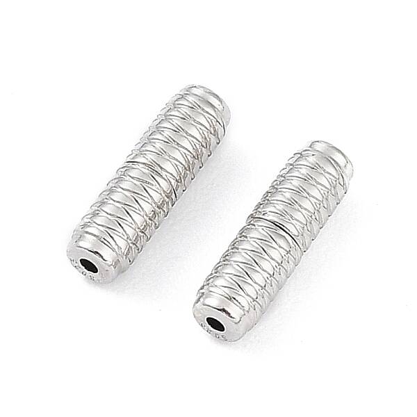 Anti-Tarnish Rhodium Plated 925 Sterling Silver Screw Clasps