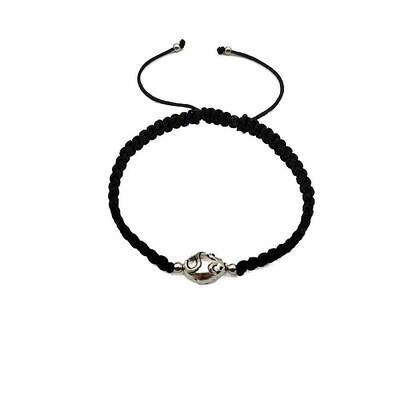 Pure handmade weaving of new Chinese style Alloy Fish Braided Bead Bracelets with high aesthetic value