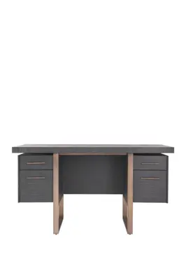 Charcoal Oak Desk | Eichholtz Canova