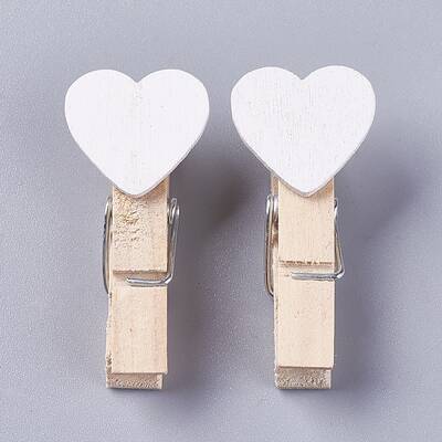 Wooden Craft Pegs Clips