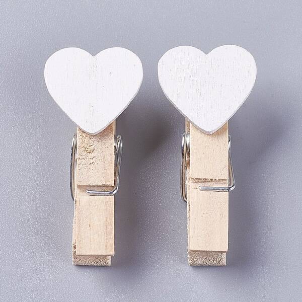 Wooden Craft Pegs Clips