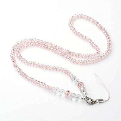 Glass Crystal Beaded Mobile Straps