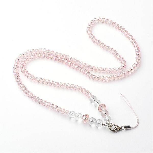 Glass Crystal Beaded Mobile Straps