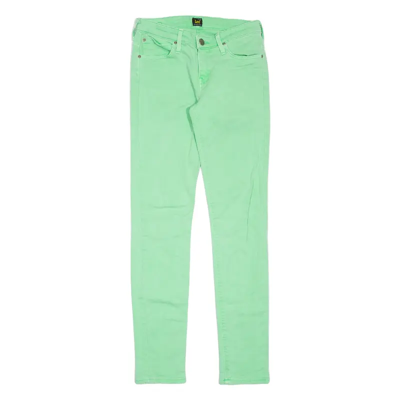 LEE Scarlett Womens Jeans Green Slim Skinny W26 L29