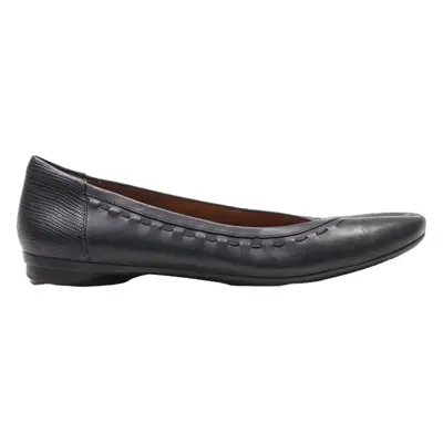 COBB HILL Ballet Shoes Black Leather Womens UK 6.5