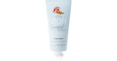 Fluff Superfood Peach & Caramel Body Cream Moisturizing Aloe & Sweet Almond Oil 150ml