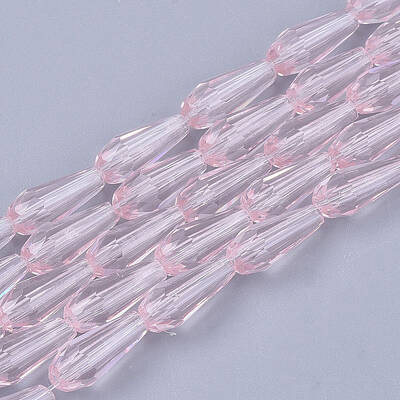 Transparent Glass Beads Strands