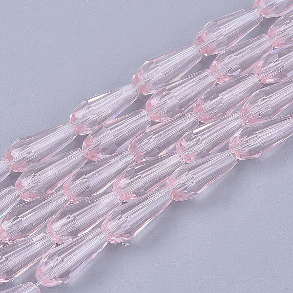 Transparent Glass Beads Strands