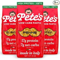 Pete’s Pasta 3-Pack Variety – Penne, Fettuccine, Spaghetti & More Carb Traditional