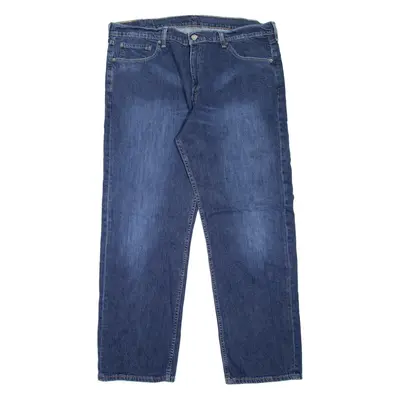 LEVI'S 505 Jeans Mens Blue Regular Straight Stone Wash W40 L32