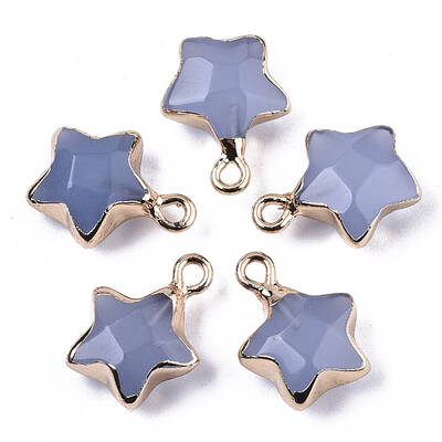 Natural Grey Agate Pendants