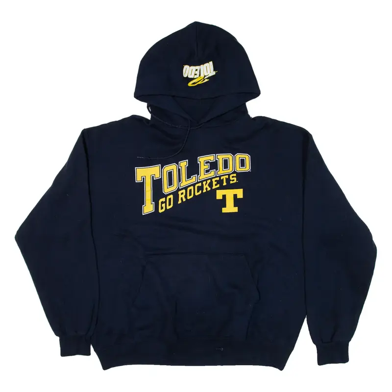 CHAMPION Toledo Rockets Mens Blue Hoodie USA XL