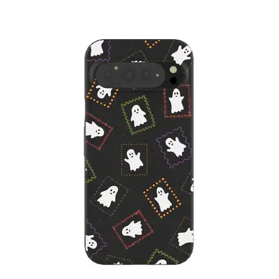 Black Ghost Stamps Google Pixel 9 Pro XL Case