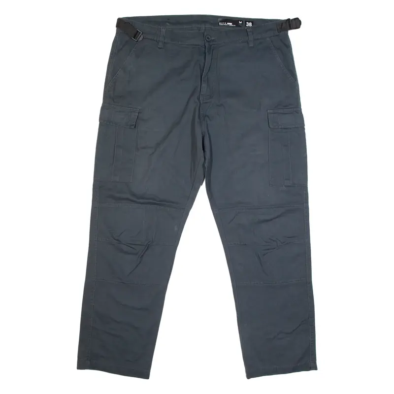 MFG&CO Workwear Mens Trousers Blue Loose Straight W40 L29