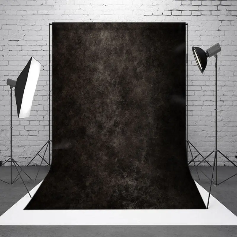 Aperturee Abstract Painted Grey Black Backdrop For Photography