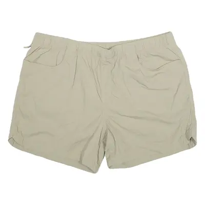 Womens Casual Shorts Beige Relaxed XL W38
